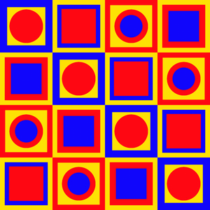 colorful square patterns