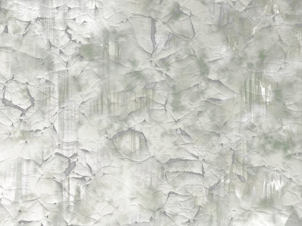 Crazed Streaky Paint 3: Cracked and streaky paint in pale shades of grey and green.