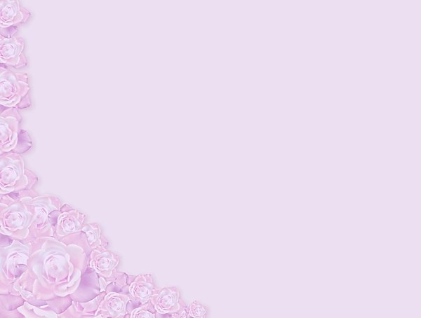 Wedding Rose Border 3: A border of roses on a pastel background, suitable for a wedding invitation, Mother's Day card, stationery, or anything expressing love or femininity. Lots of copyspace.