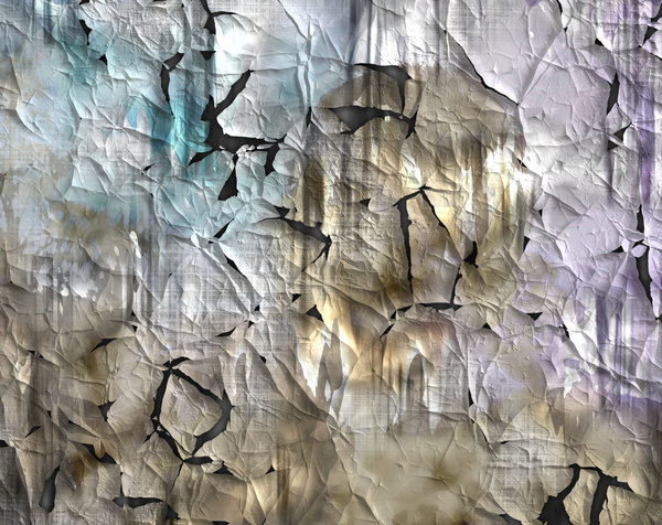 Grunge Flaking Paint Backgroun: Grungy flaking paint or poster paper, makes a fabulous background or texture. Pastel shades.