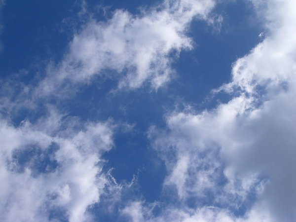 Cloudy Sky 2: A cloudy sky, suitable for a background, texture or fill.