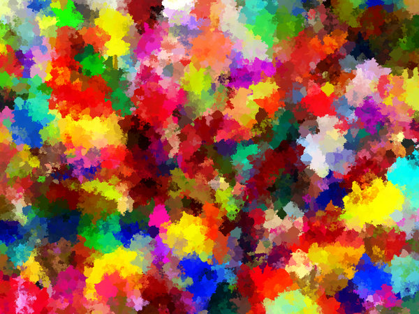 Bright Paint Splashes 1: Bright and colourful paint splashes. Suitable for a carnival atmosphere, or a party invitation. Fabulous background, texture or fill.