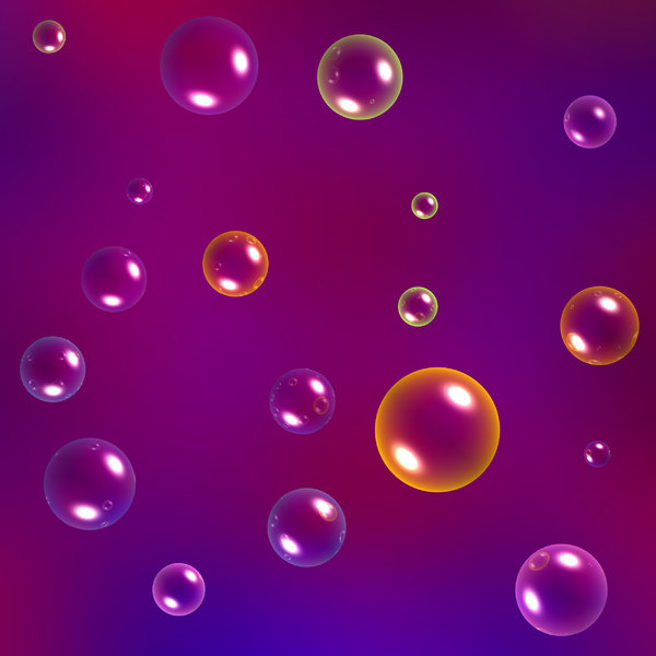 purple bubbles wallpaper