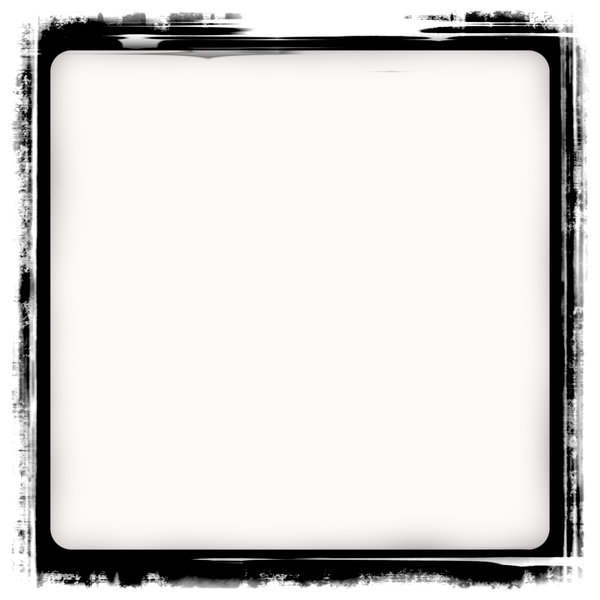 Grungy Black Frame: A black grunge frame. Very useful stock image. Plenty of copyspace.