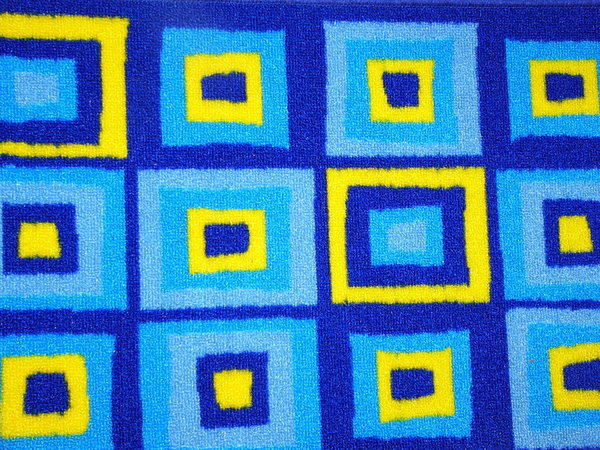 Movian Mesta Round Area Rug Dark Blue Geometric Pattern Brand 243.8 cm x 243.8 cm
