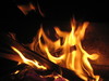 Fire: Flames of open fire