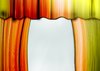 Orange curtains: stage curtains illustration