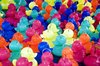 Carnival ducks: small plastic ducks to catch on a carnival