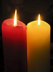 Candles: two candles