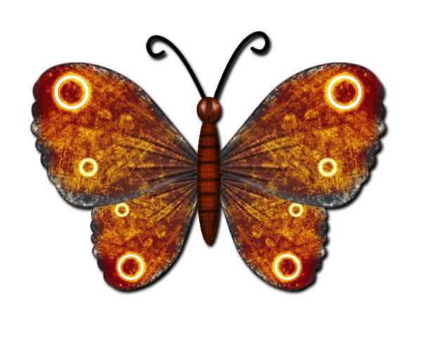 Big butterfly: grunge butterfly illustration element