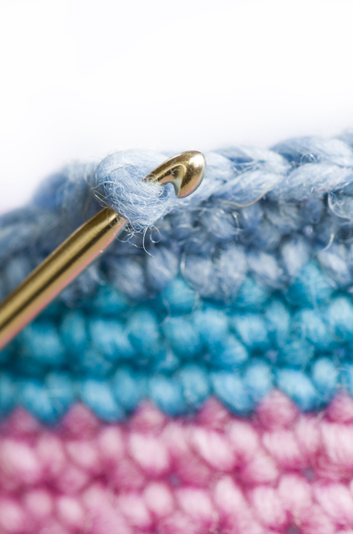 Crochet hook: Crochet hook close up